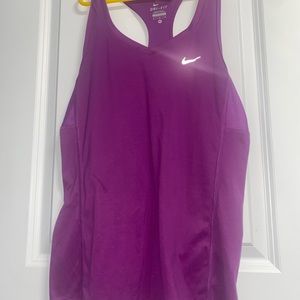 Purple Womens Nike Dri-Fit Tanktop